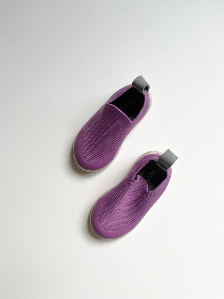 Heyfolks Purple Slip On Shoes • 4c