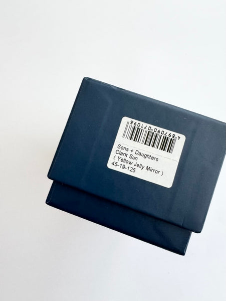 NEW Sons and Daughters Clark Sun Yellow Sunglasses • 2-6 years