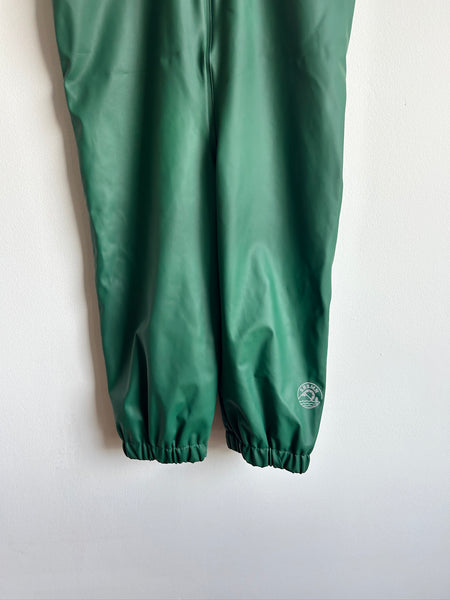 Souris Mini Lined Green Rainpants • 6 years