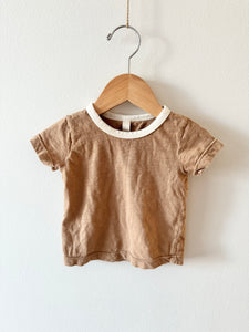 Childhoods Brown Ringer T-Shirt • 3-6 months