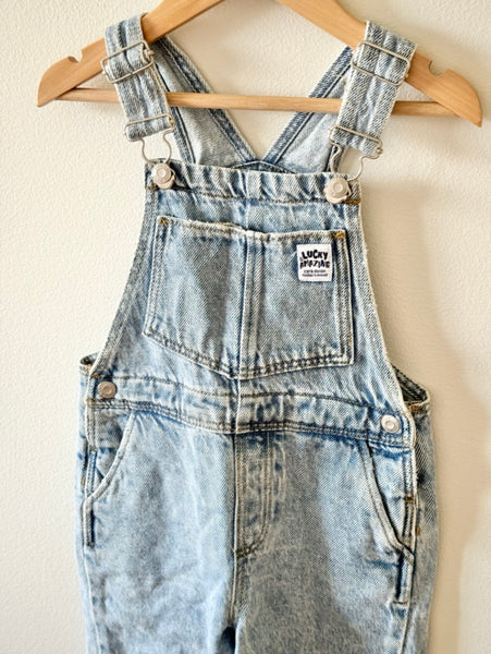 Zara Light Wash Overalls • 18-24 months