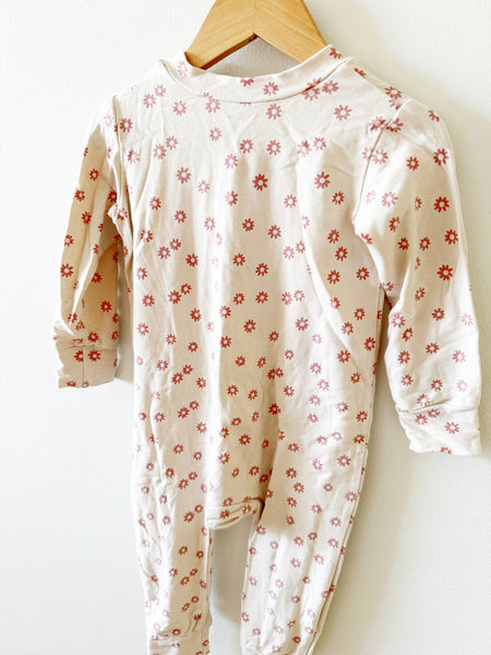 Jax and Lennon Floral Button Romper • 12-18 months