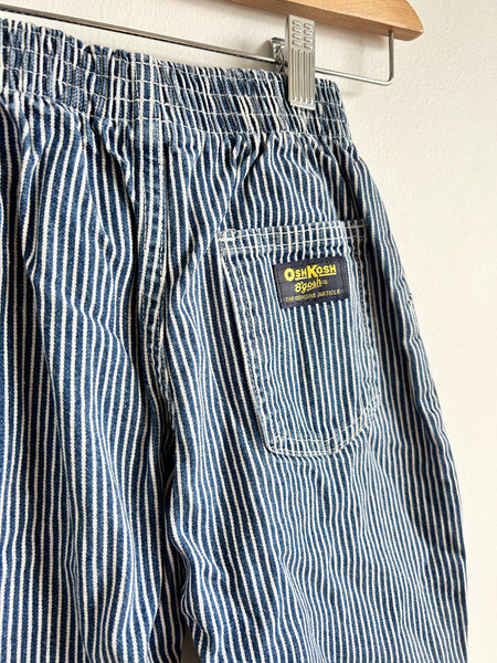Vintage OshKosh Barrel Leg Striped Elastic Waist Pants • 3-4 years