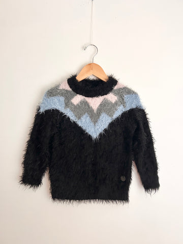 Birdz Fuzzy Sweater • 3-4 years