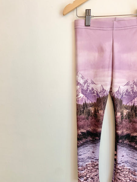 Back to Nature Landscape Leggings • 6-7 years