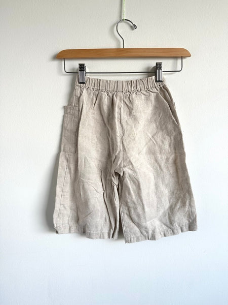 Petits Vilains Wide Leg Linen Culottes • 4-5 years