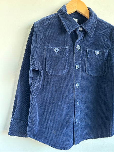 Gap Navy Blue Corduroy Shacket • 6-7 years (small)