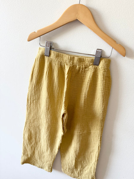 Roux Yellow Muslin Pants • 5-6 years