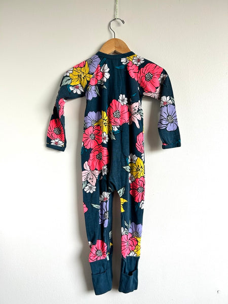 Bonds Navy Floral Wondersuit • 18-24 months