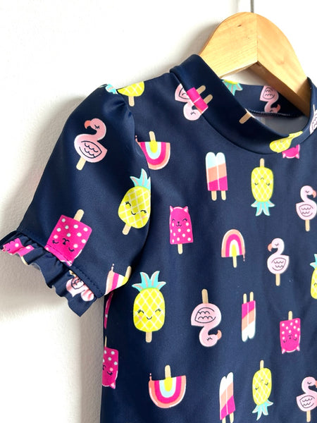 Carter's Simple Joys Short Sleeve Rashguard Top • 3 years
