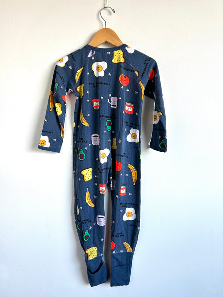 Bonds Breakfast Zip Romper • 3 years