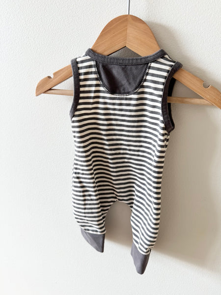 NEW PK Beans Striped Tank Romper • 0-3 months