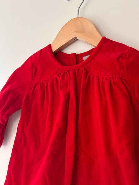 Nordstrom Thin Corduroy Lined Dress • 12-18 months *