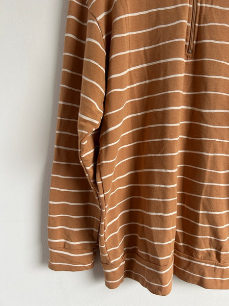 Jax and Lennon Striped 1/4 Zip Sweater • 10-11 years (YL)