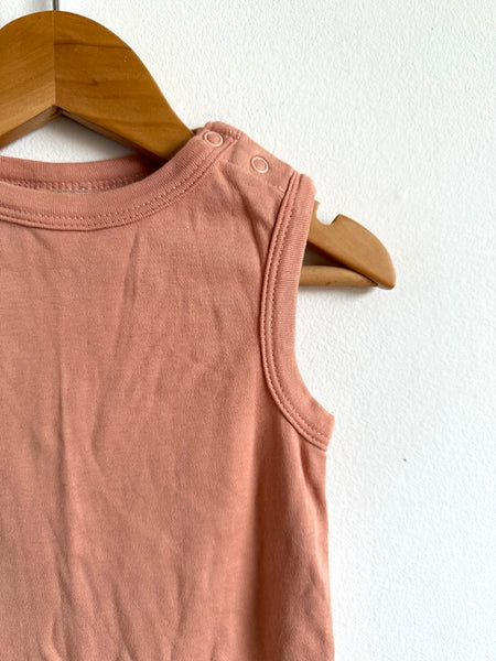 Parade Pink Shorty Tank Romper • 12-18 months