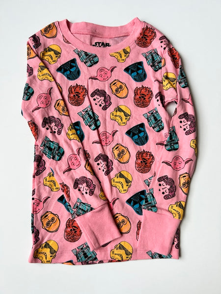 Spotted Zebra x Disney Pink Star Wars Jammies 2pc • 6 years