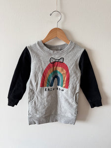 Minti Rain-Bow Long Sleeve Sweater Dress • 3-4 years