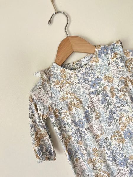 NEW Angel Dear Ruffle Sleeve Floral Romper • 3-6 months