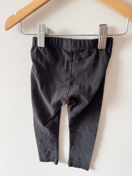 Jax and Lennon Black Leggings • 12-18 months