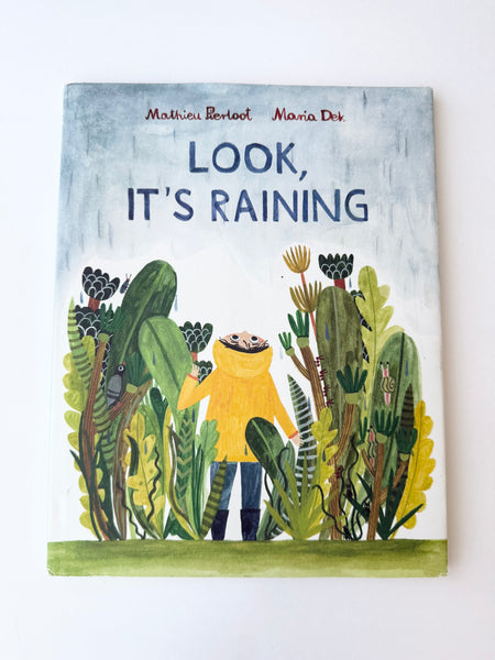 Look, It's Raining Hardcover Book