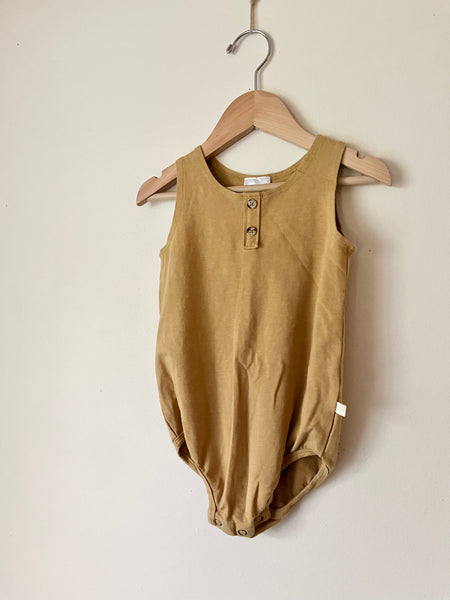 Jax and Lennon Yellow Bubble Romper • 18-24 months