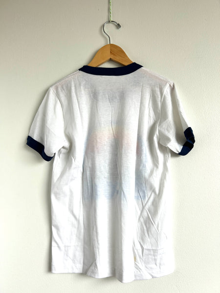 NEW Vintage Expo 86 T-Shirt with Blue Trim • 8-10 years