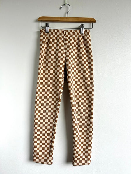 Gap Cozy Checkered Leggings • 7-9 years (medium)