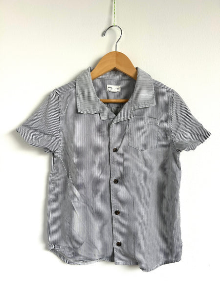 Miles the Label Striped Vacation Shirt • 6-7 years