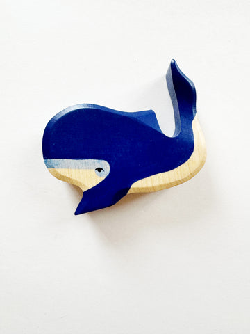 Holtztiger Wooden Whale Toy