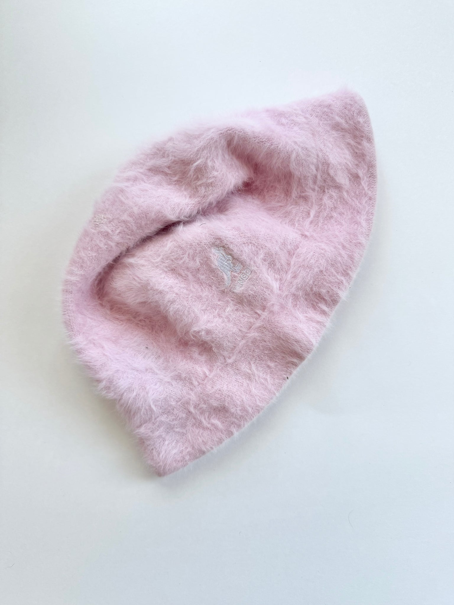 Fuzzy Angora Kangol Bucket Hat • 2-5 years