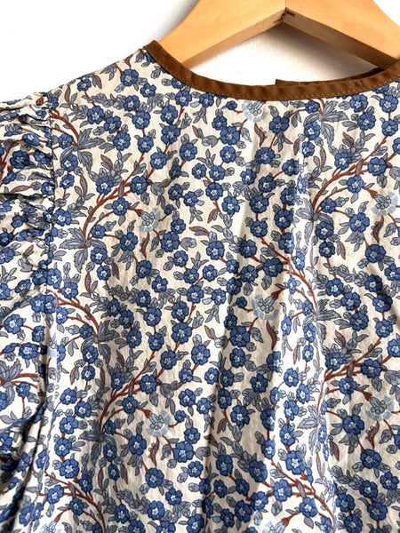 Babycity Floral Cotton Short Sleeve Blouse • 5-7 years