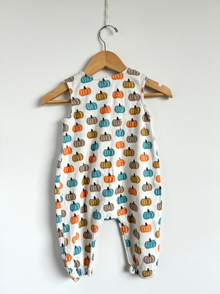 Siix Cotton Tank Romper with Pumpkins • 12-18 months