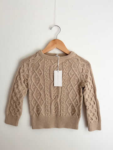 NEW Jamie Kay Cable Knit Sweater • 2-3 years