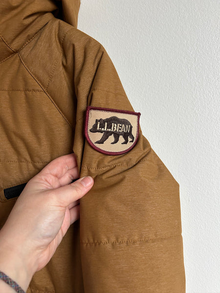 LL Bean Long Brown Sherpa Lined Parka • 8 years
