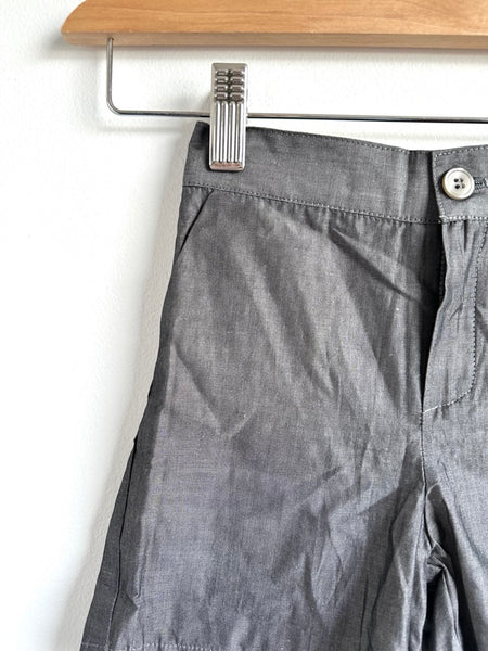 NEW Motoreta Grey Chambray Shorts • 2-3 years