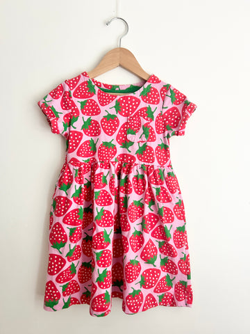 Mini Boden Strawberry Dress • delete