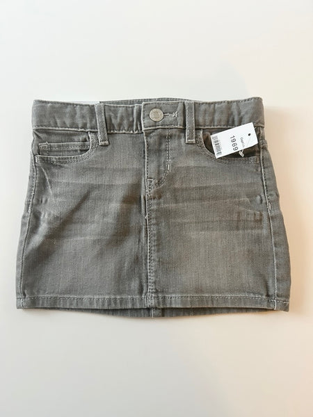 NEW Gap Grey Denim Skirt • 5 years *
