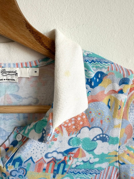 Bonpoint Pattered Collared Dress • 7-9 years