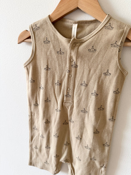 NEW Quincy Mae Ribbed Romper • 18-24 months
