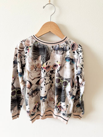 Molo Animals in Sunglasses Long sleeve Top • 6 years