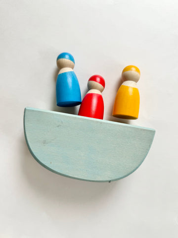 Grimm's 3 in a Boat Wooden Boat Toy