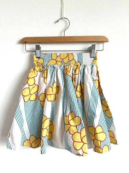 Cooiii Yellow Floral Skirt • 7-9 years (130cm)