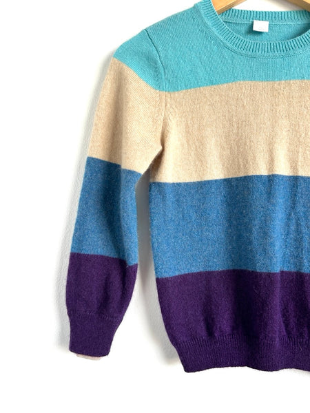 Burberry Striped Colourblock Cashmere Sweater • 3-4 years