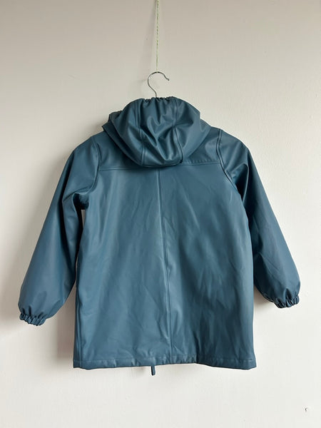 Wheat Kids Quilted Lined Rubberized Rain Jacket • 7 years