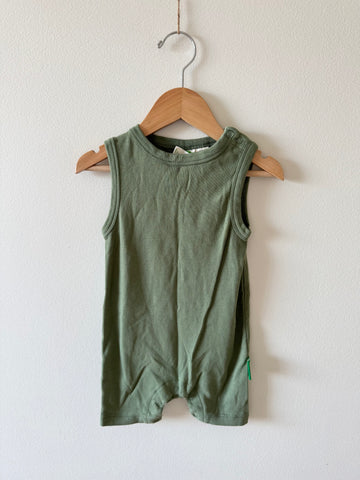 Parade Green Tank Romper • 12-18 months