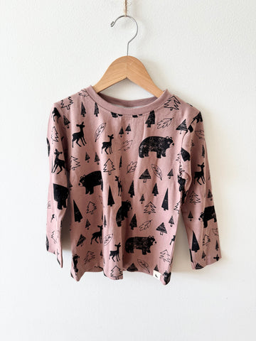 NEW Turtledove London pink woodland creature tshirt • 4-5 years