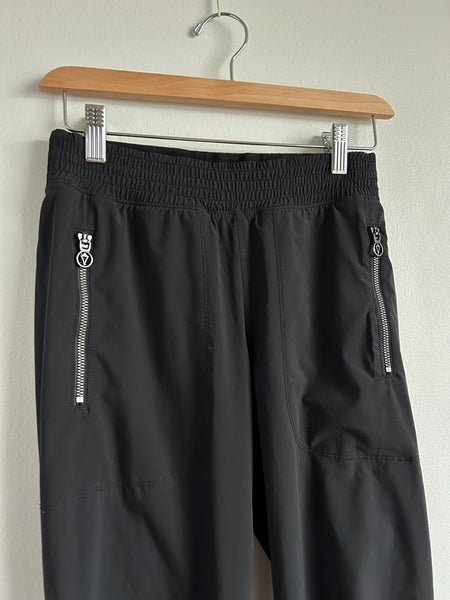 Iviva Black Double Layer Joggers • 10-12 years