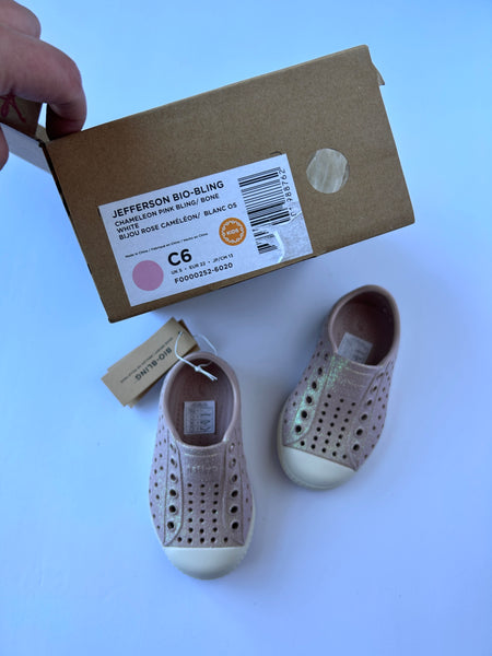 NEW Native Sparkly Shoes • 6c