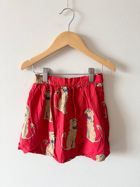 Mini Rodini Red Dog Skirt • 3-5 years (104-110cm)