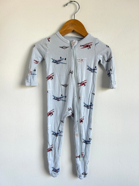 Kyte Blue Airplane Sleeper • 3-6 months